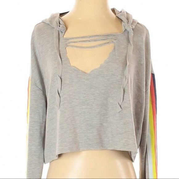 New Wild Fable cropped raw cut hoodie - Picture 1 of 8